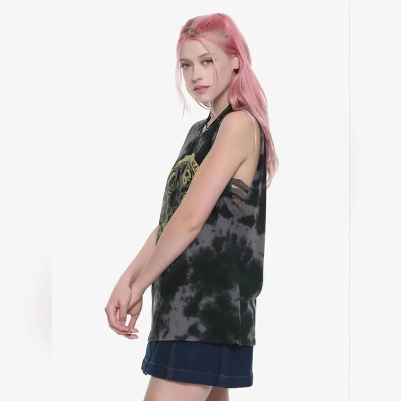 Harry‎ Potter Horcrux Symbol Girls Muscle Tie Dye Lattice Tank Top Hot Topic S - Picture 3 of 8